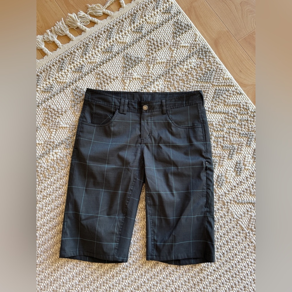 Club Ride Apparel Women's Black Plaid Athletic Shorts - Picture 10 of 10